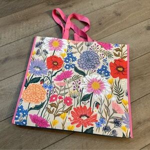 Homegoods TJMaxx Marshalls Viral Colorful Flower Print Shopper Tote Bags NWOT